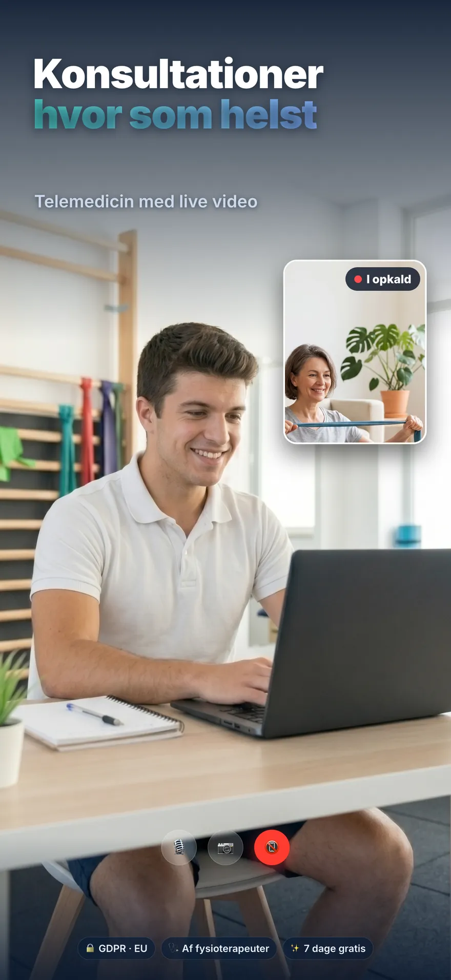 Telemedicinsk fjernsession